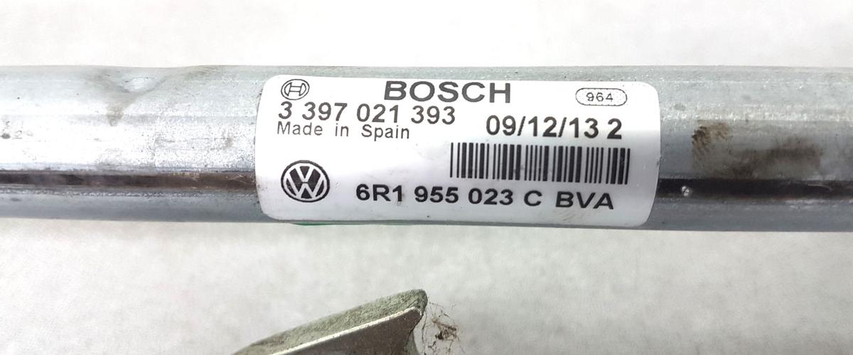 VW Polo 6R Wischermotor 6R1955023C 3397021393 Bj2014 ohne Motor