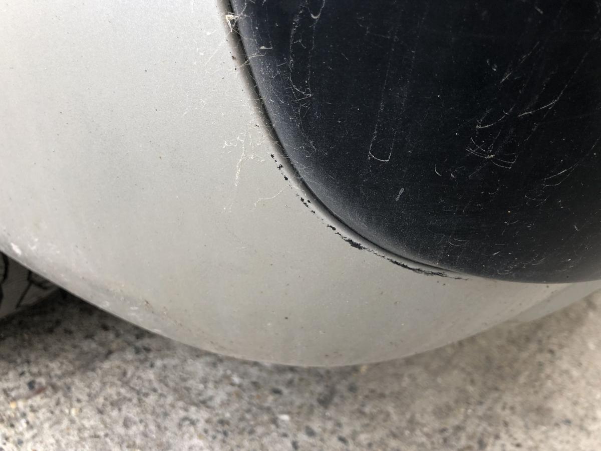 Peugeot 207 SW Typ WE Sto&szlig;f&auml;nger hinten Hecksch&uuml;rze Kombi ETS Gris Cendre Met