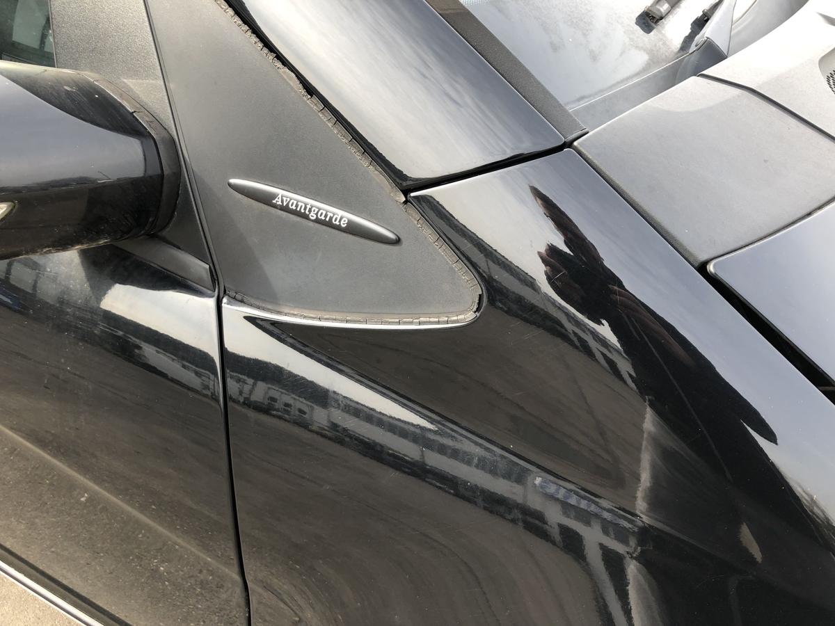 Mercedes A Klasse W169 Kotfl&uuml;gel vorn rechts Beifahrerseite 696 Nachtschwarz