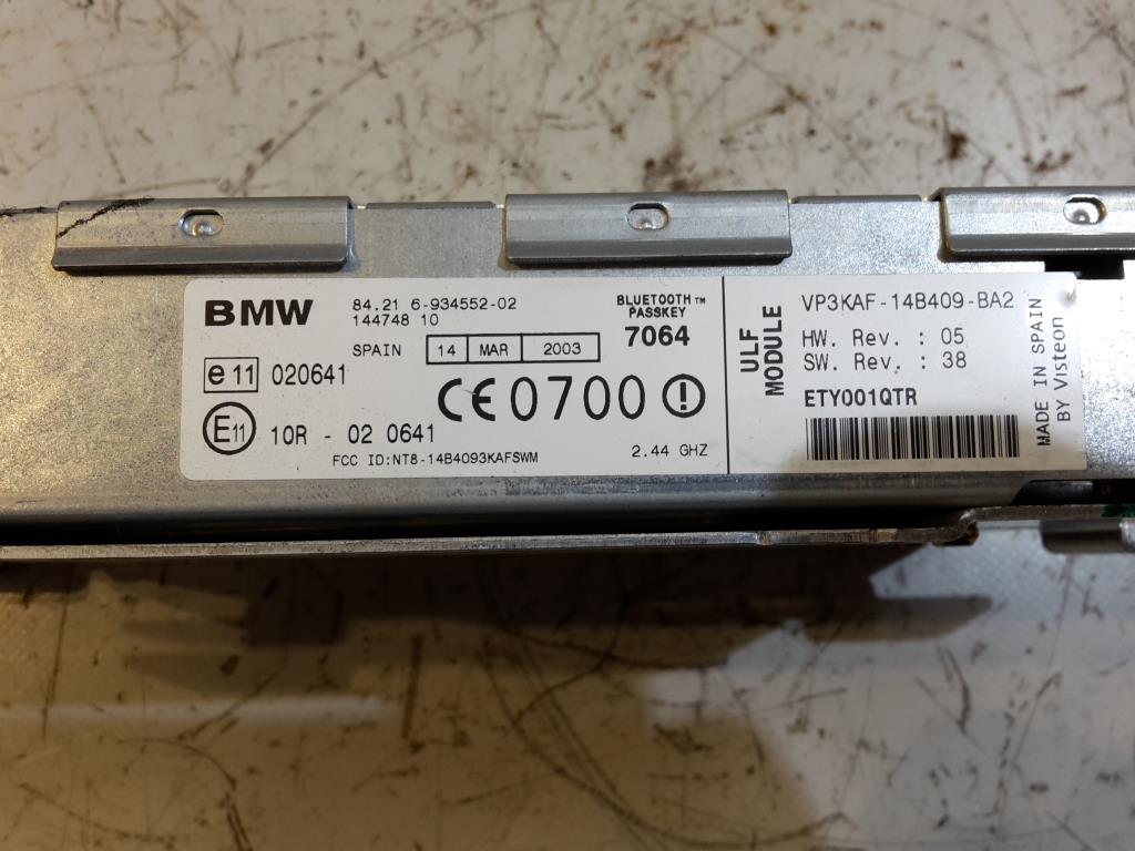 BMW 3er e46 BJ 2003 Steuergerät Bluetooth 693455202