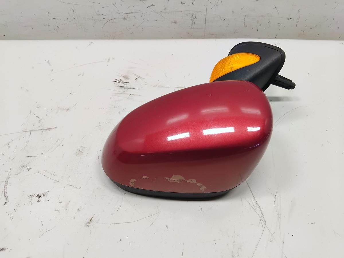 Renault Modus original Au&szlig;enspiegel links feuerrotmetallic TE876 Bj.2005 elektrisch