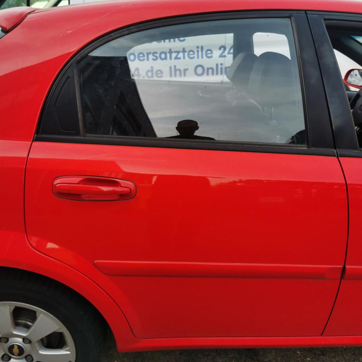 Chevrolet Lacetti KLAN Tür Autotür Rohbautür hinten rechts GGE Super Red