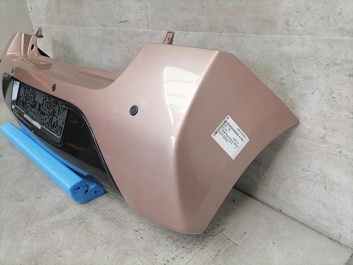 Renault Twingo 2 Stoßstange hinten Stoßfänger TENNK Rose Boheme Metallic BJ2011