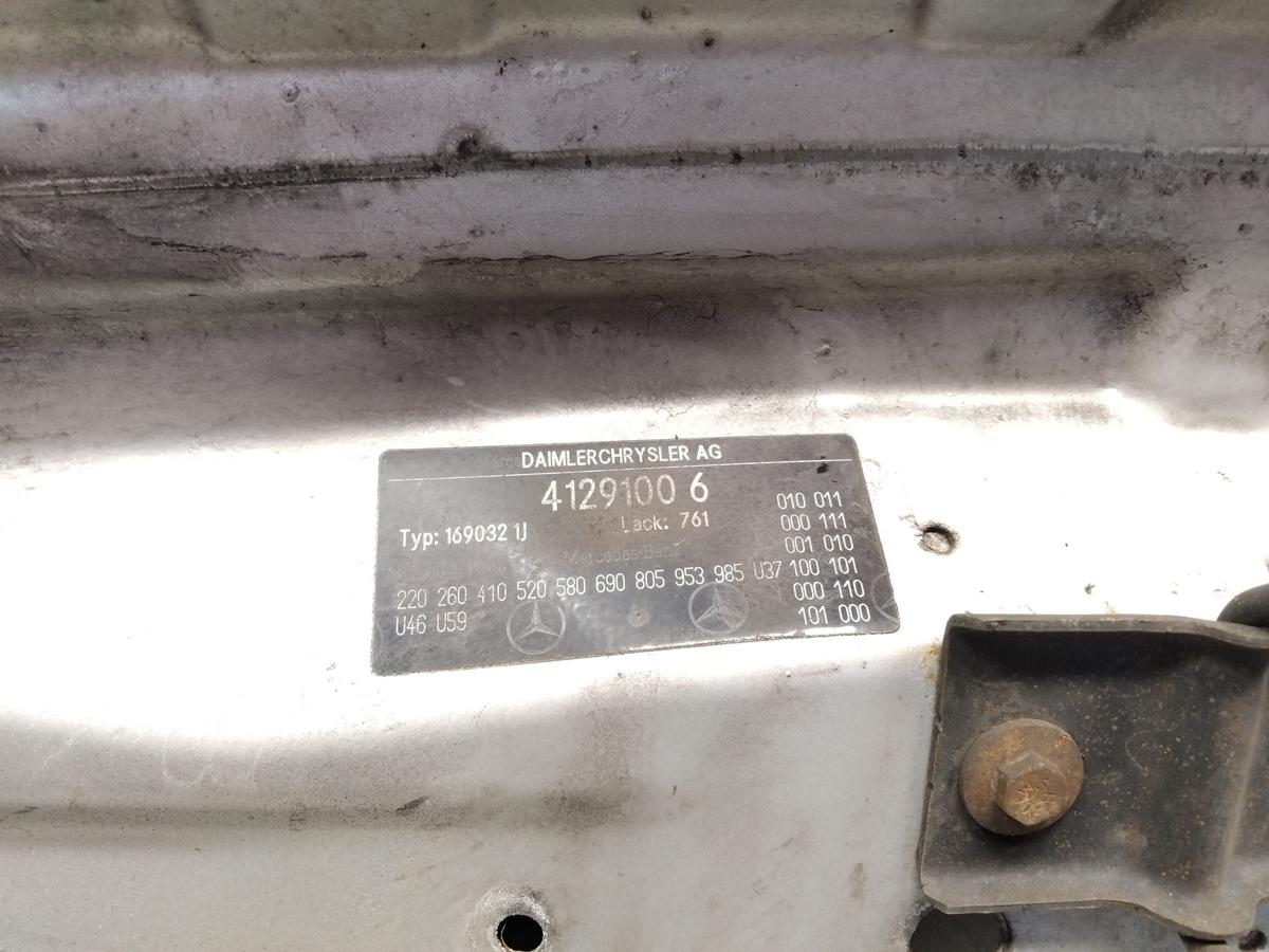 Mercedes Benz A-Klasse W169 original Motorhaube polarsilbermetallic 761 Bj.2004