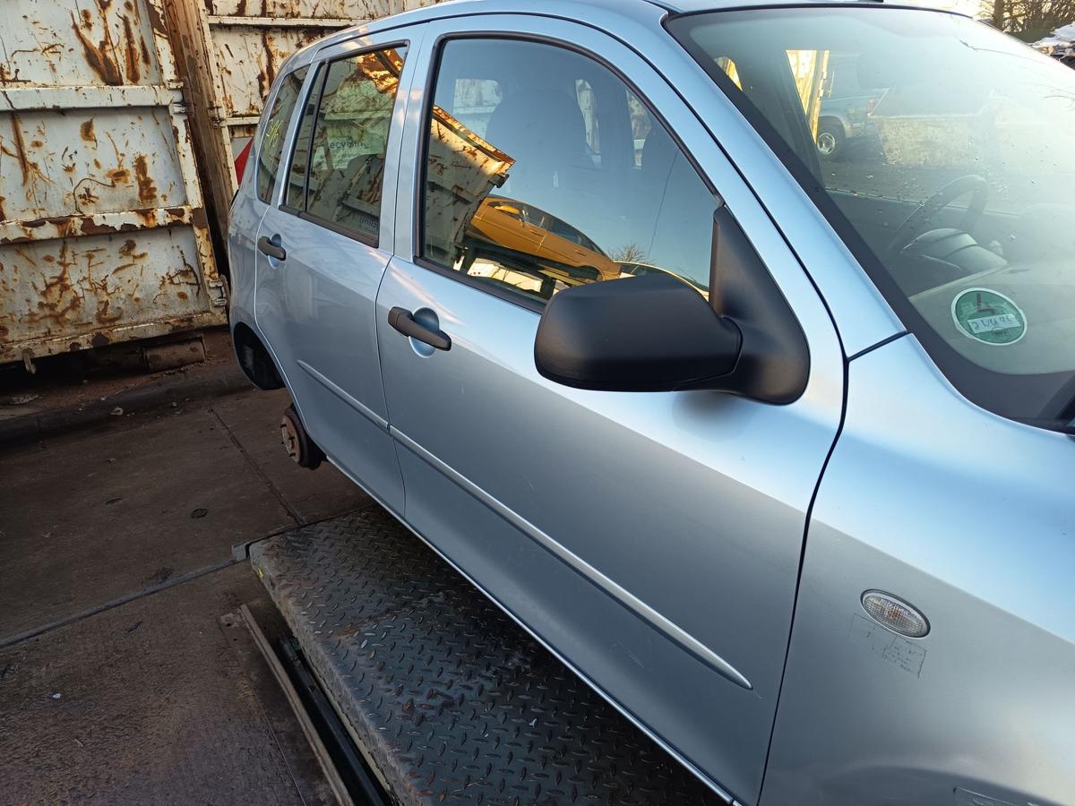 Mazda 2 original T&uuml;r vorn rechts Beifahrer 27P Arktikblau Bj 2004