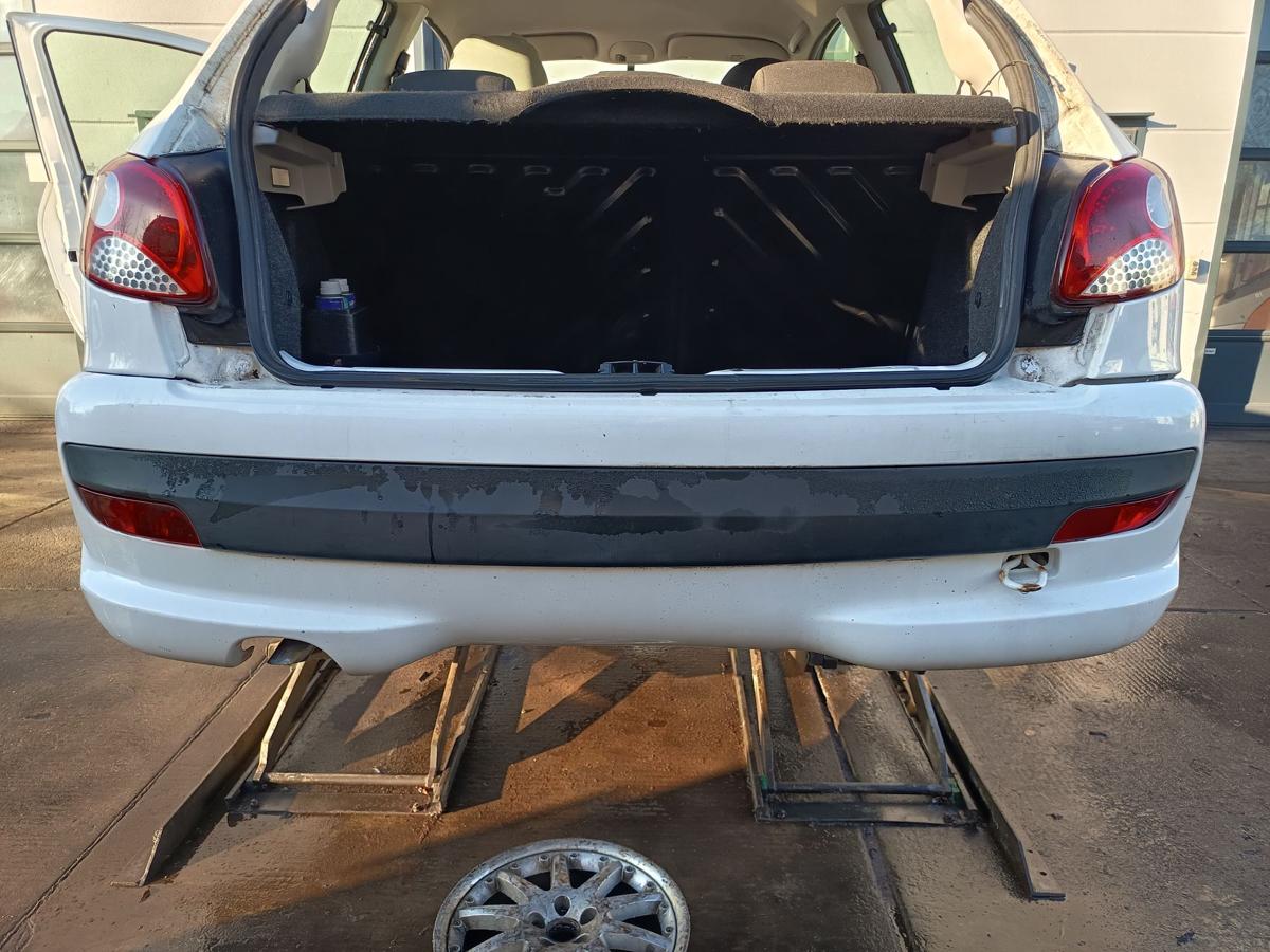 Peugeot 206+ original Sto&szlig;stange F&auml;nger hinten/Heck EWP Polarwei&szlig; Bj 2012