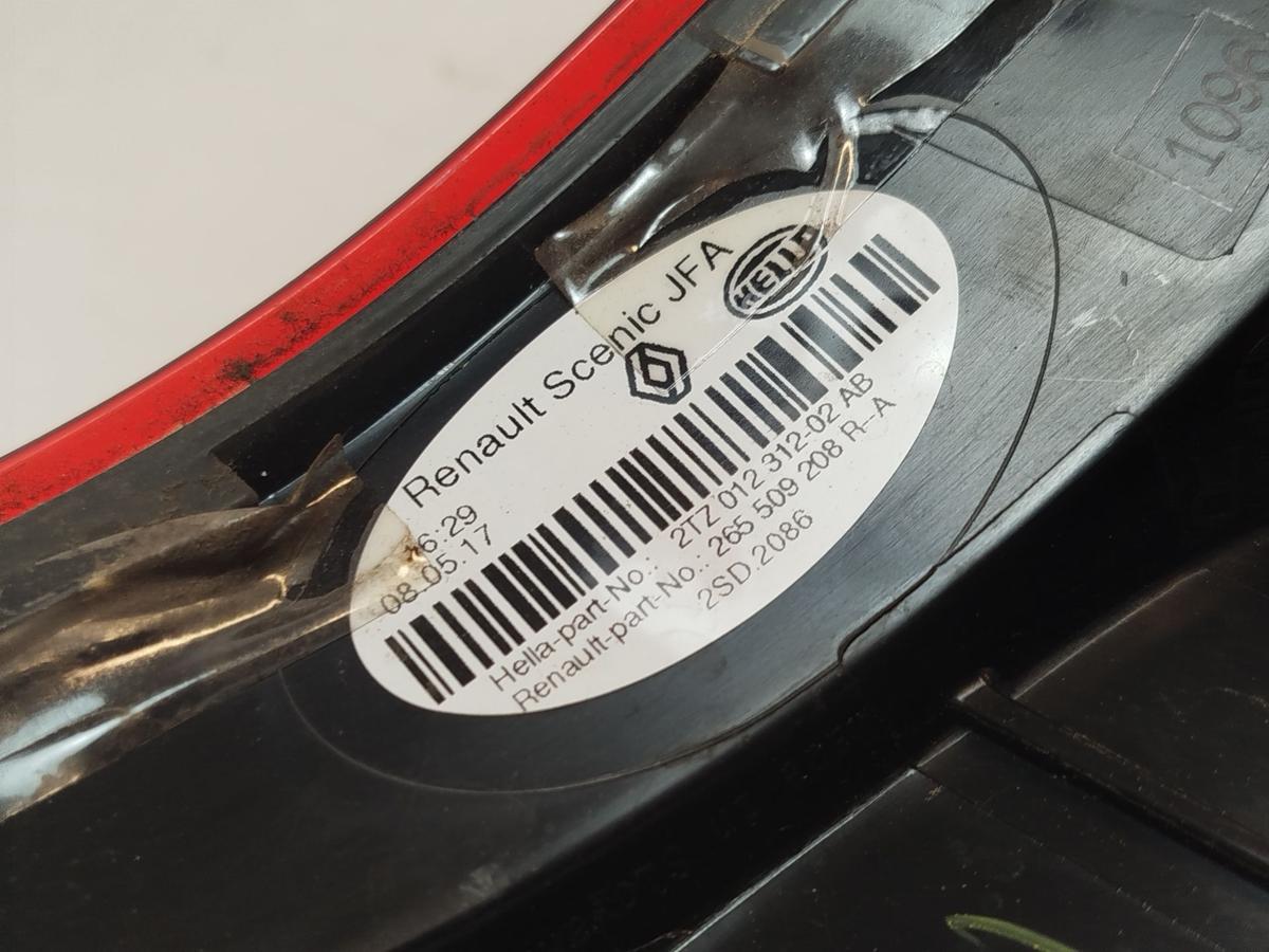 Renault Scenic IV 4 J9 Rückleuchte innen rechts Rücklicht Heckleuchte Edge Light