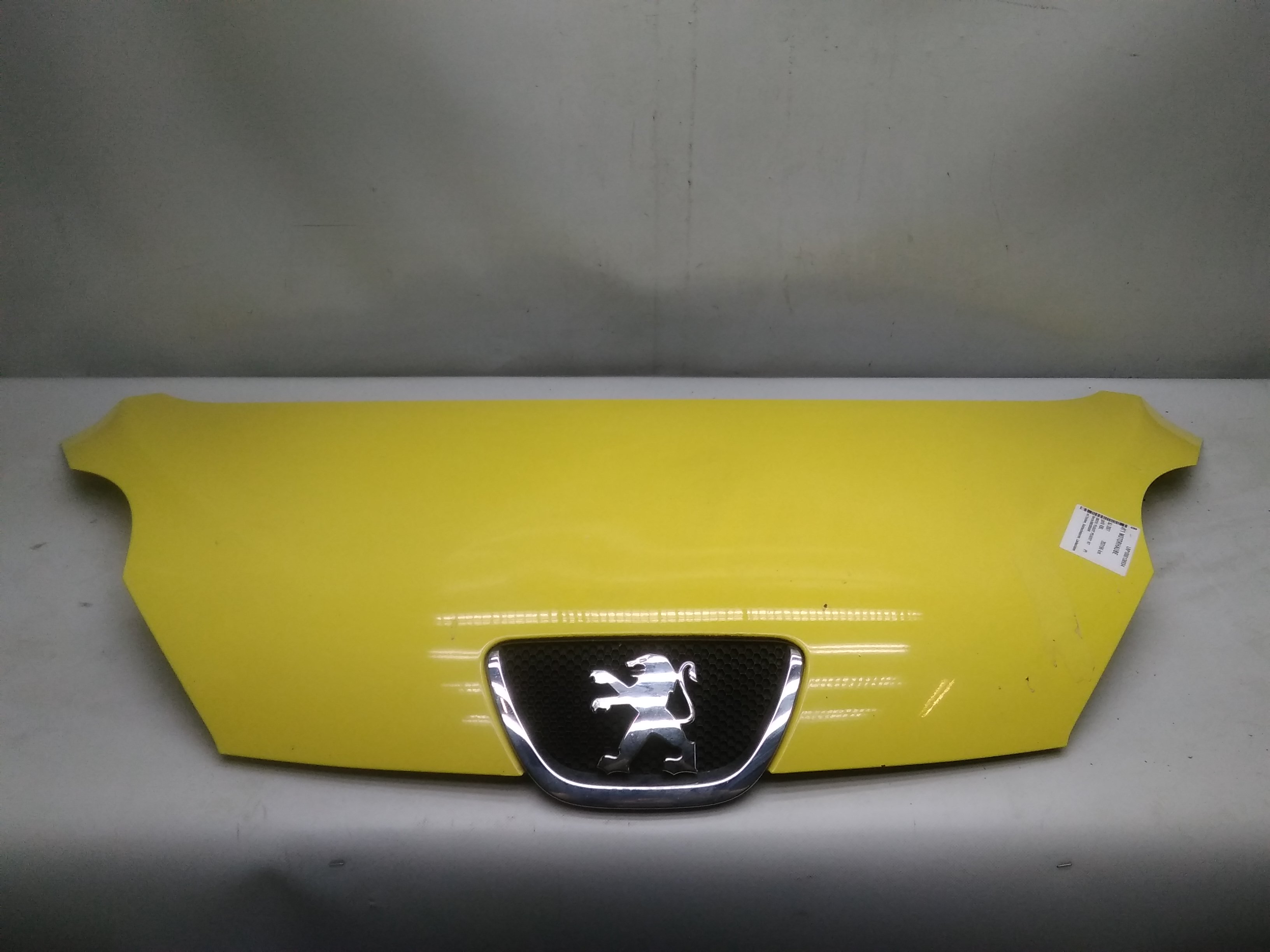 Peugeot 107 Bj.2007 original Motorhaube gelb mit Emblem