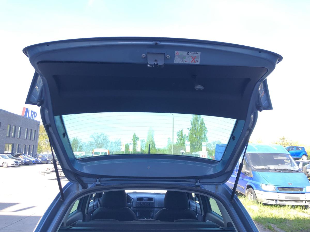Skoda Fabia II 2 Typ 5J Heckklappe mit Heckscheibe Kombi LF5X Satin Grey Met