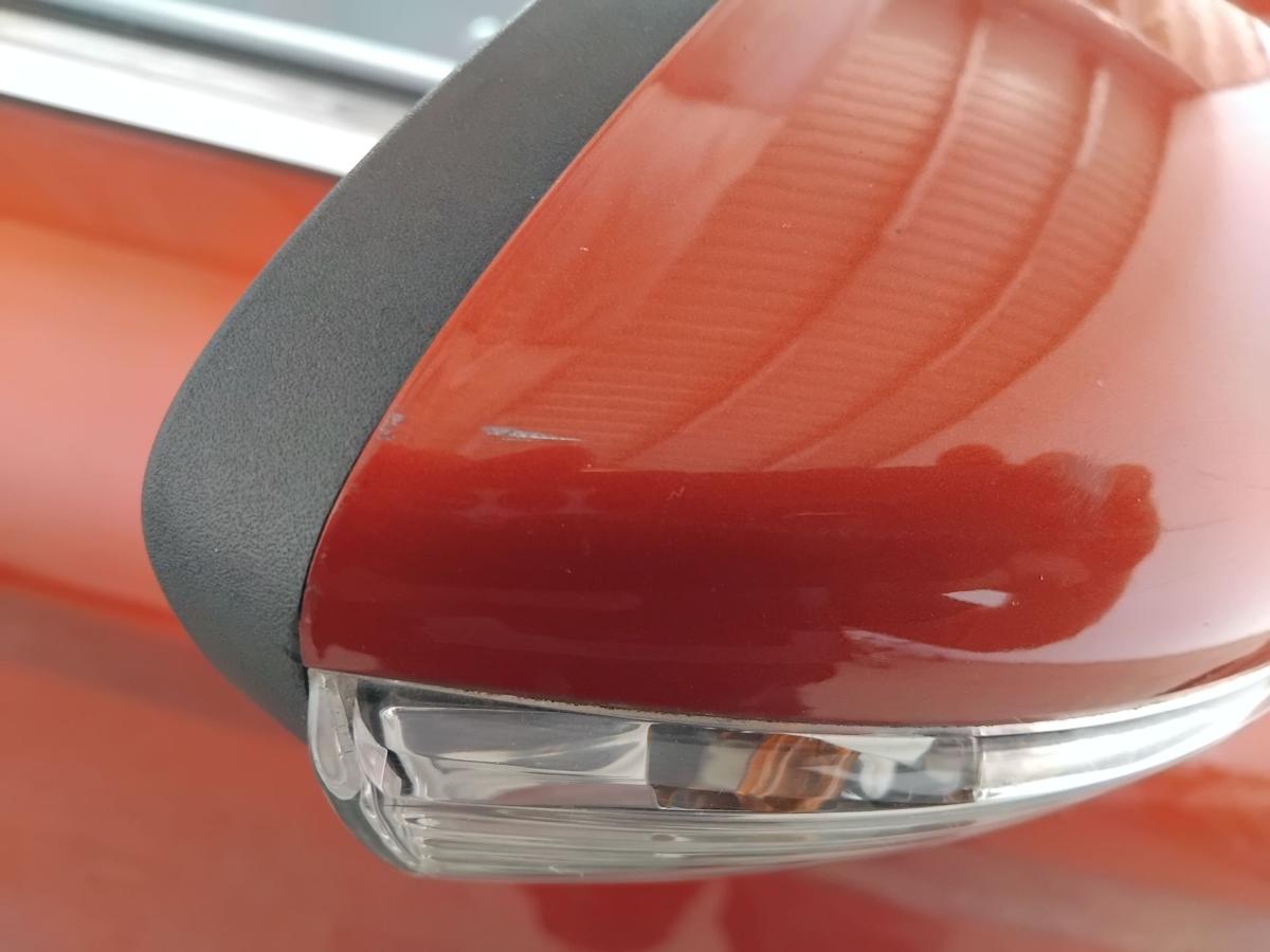 Ford Fiesta JA8 orig Au&szlig;enspiegel rechts elektrisch anklappbar BJ2010 tangorot