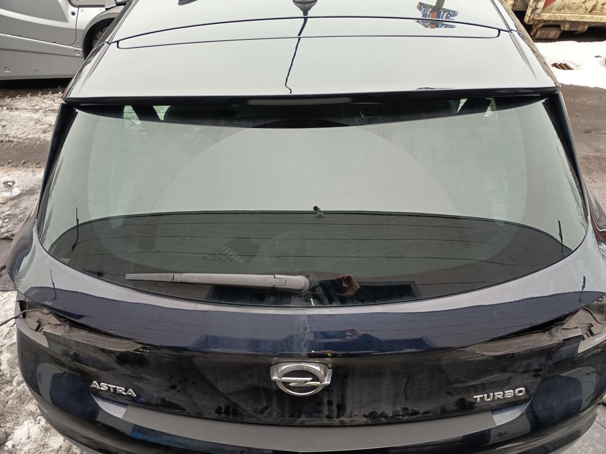 Opel Astra K Schr&auml;gheck orig Heckklappe mit Scheibe Z22X Blau vor Facelift Bj 18