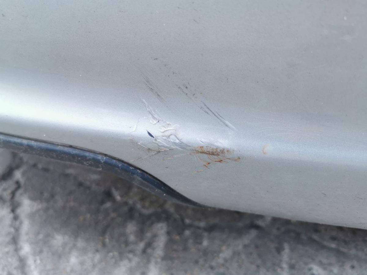 Nissan Micra K12 Stossfänger Stossstange Bumper hinten KY0 Sporty Silver Me 3trg