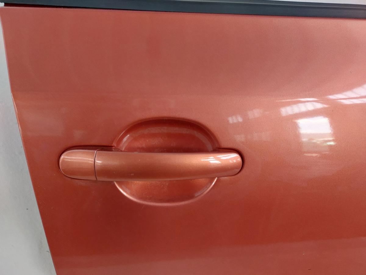 Skoda Fabia 5J T&uuml;r vorn rechts Beifahrert&uuml;r Rohbau LF3H Tangerine Orange 06-14