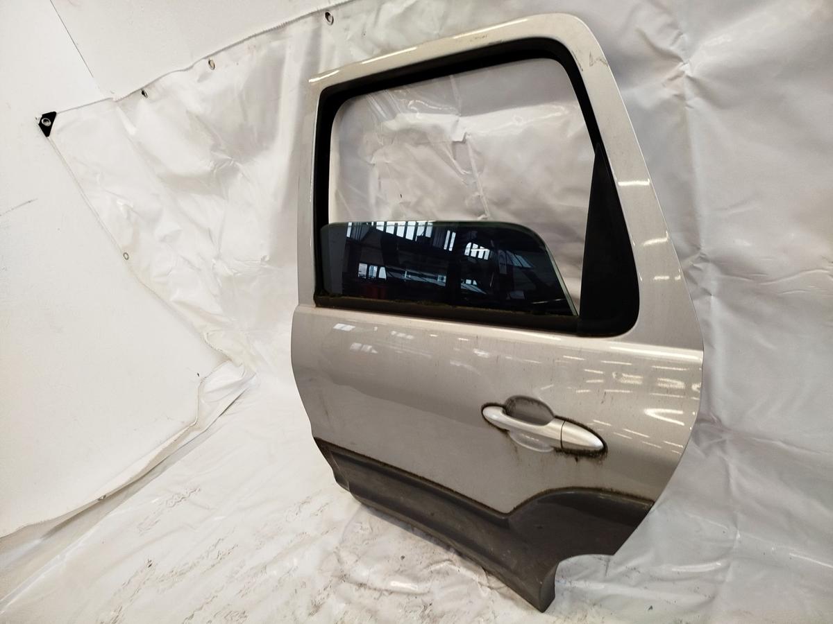 Mazda Tribute EP Tür hinten links Rohbau silbergrau Rost Falz unten 01 bis 04