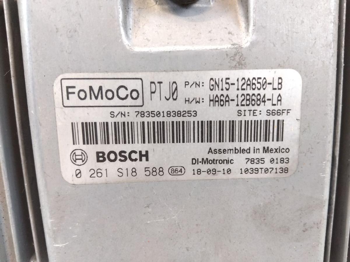Ford Fiesta HJ HF Motorsteuerger&auml;t 1.0 74kw SFJP Bj.2019 Bosch 0261S18588