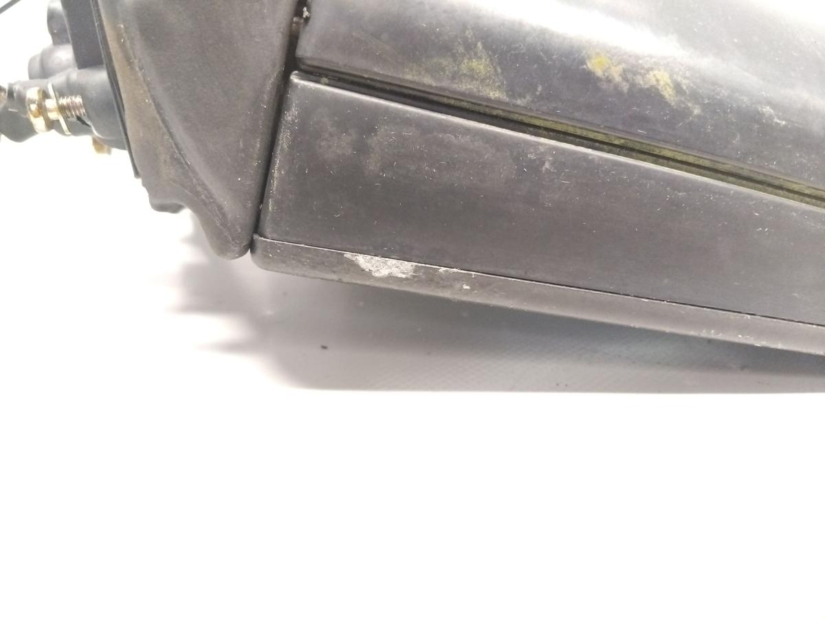 Mercedes Benz 190 W201 orig Au&szlig;enspiegel links schwarz unlackiert manuell BJ1991