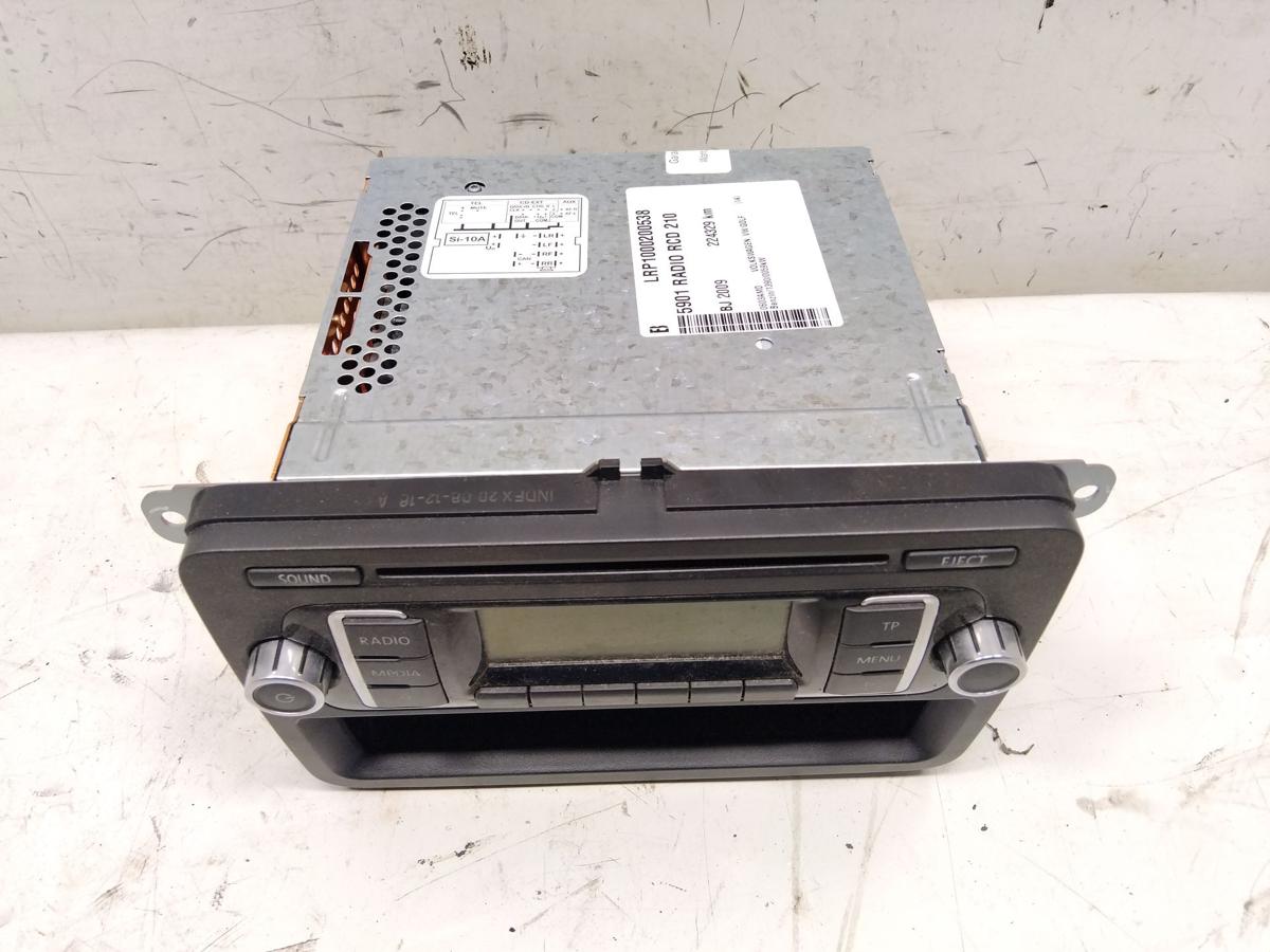 VW Golf 6 1K original Radio RCD210 1K0035156A VWAZ1I8913904 BJ2009
