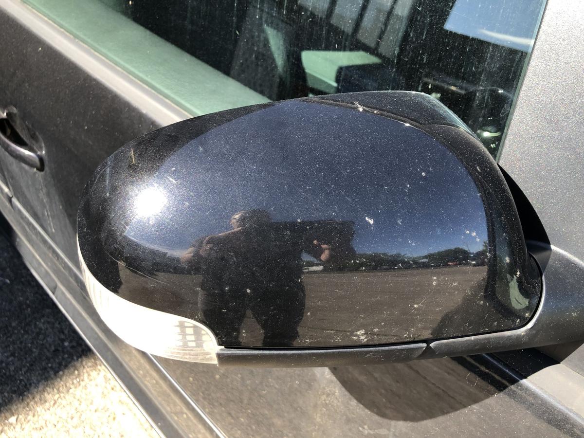 VW Touran 1T 1T1 Aussenspiegel rechts R&uuml;ckspiegel Spiegel elek LC9Z schwarz