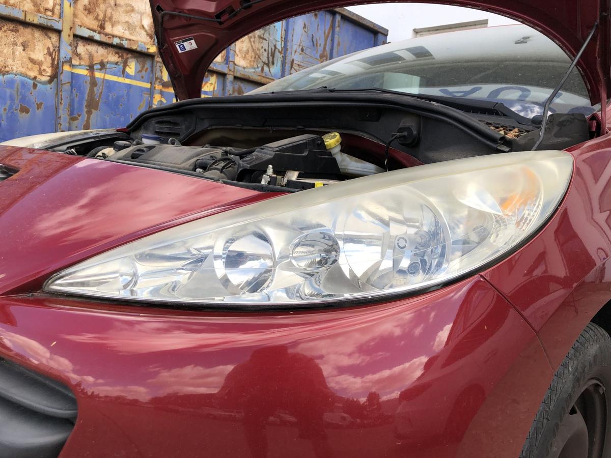 Peugeot 207 WA WC Scheinwerfer links Hauptscheinwerfer Valeo Tr&uuml;bung OEM