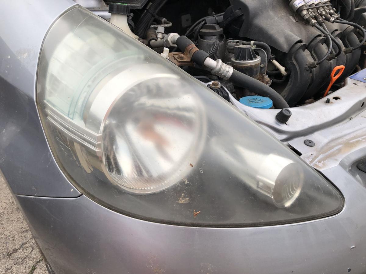 Honda Jazz Typ GD Scheinwerfer rechts Hauptscheinwerfer Stanley Tr&uuml;bung