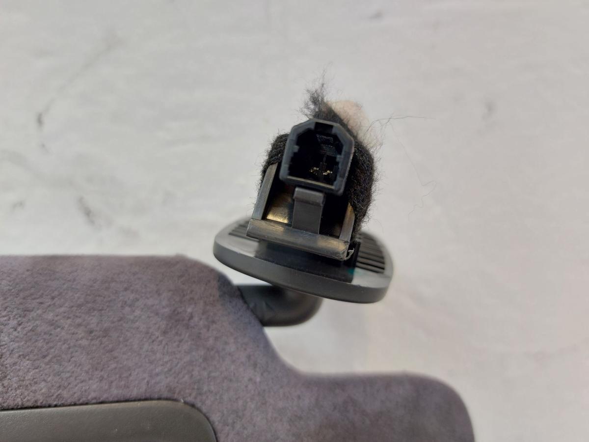 NIO ET7 Elektro Sonnenblende rechts Spiegel beleuchtet Alcantara Microfaser grau