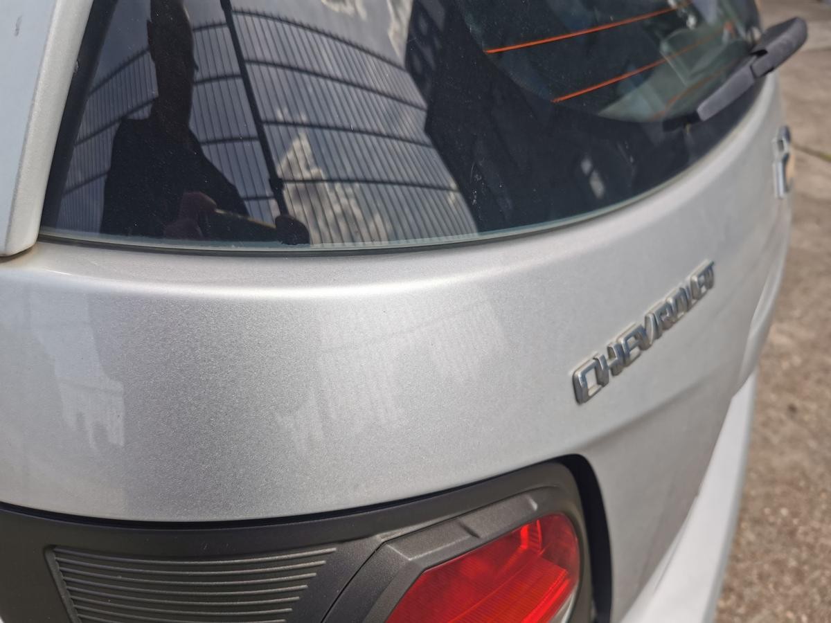 Chevrolet Aveo T300 Heckklappe Klappe Kofferklappe Roh 5 T&uuml;rer silber met TEXT