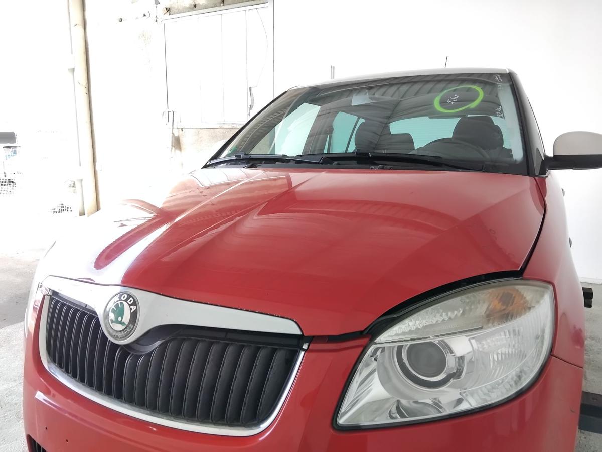 Skoda Fabia 2 5J original Motorhaube Deckel vorn corridarot 8151 BJ2009