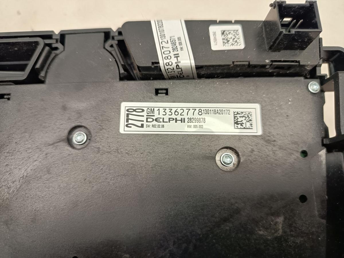 Opel Meriva B original Heizungsbet&auml;tigung Klimabedienteil 13362778 Bj 2013