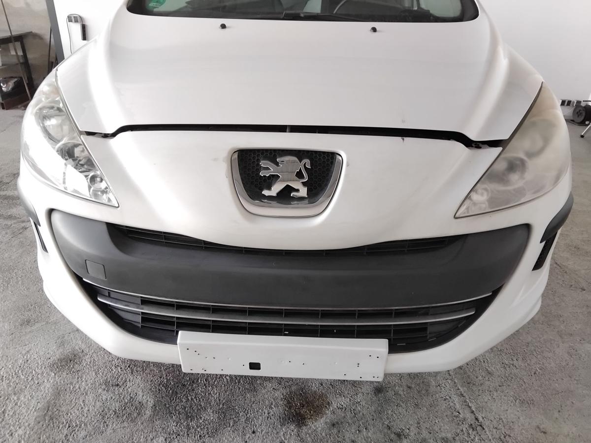 Peugeot 308 I original Sto&szlig;stange Sto&szlig;f&auml;nger vorn EWP Schneewei&szlig; BJ2010