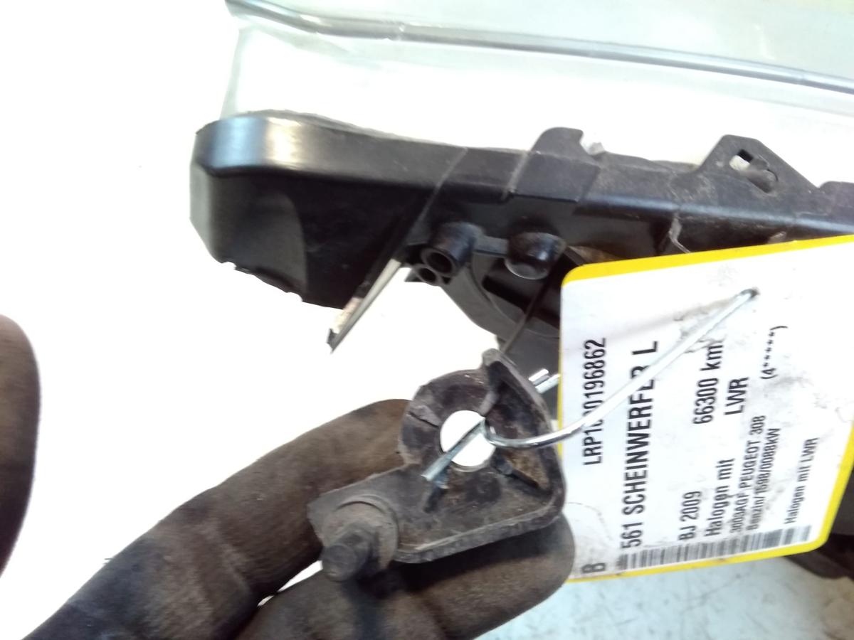 Peugeot 308 I original Scheinwerfer links Halogen mit LWR BJ2009 9656162580