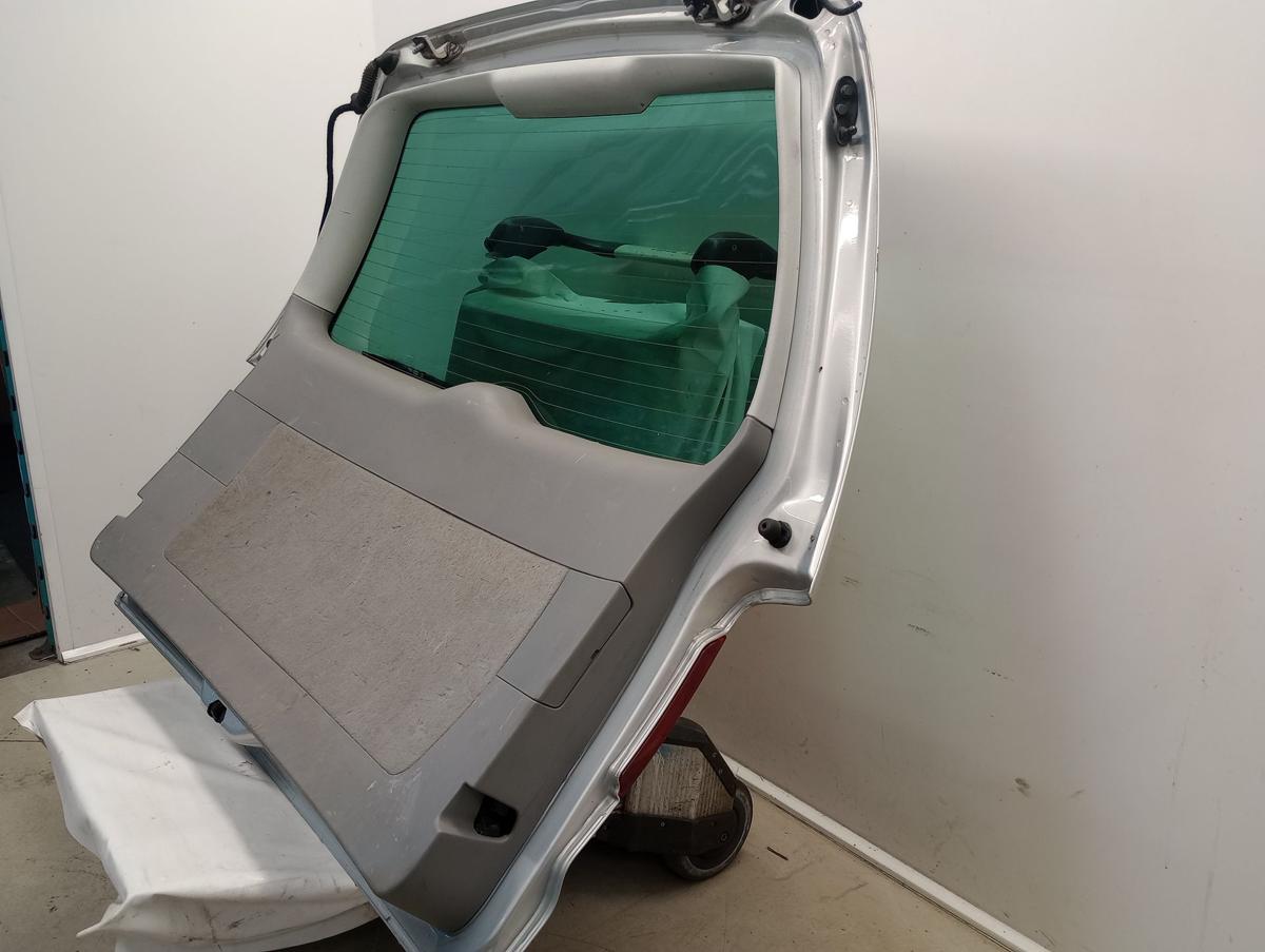 VW Sharan orig Heckklappe mit Scheibe Bj 2002 LB7Z Satinsilber