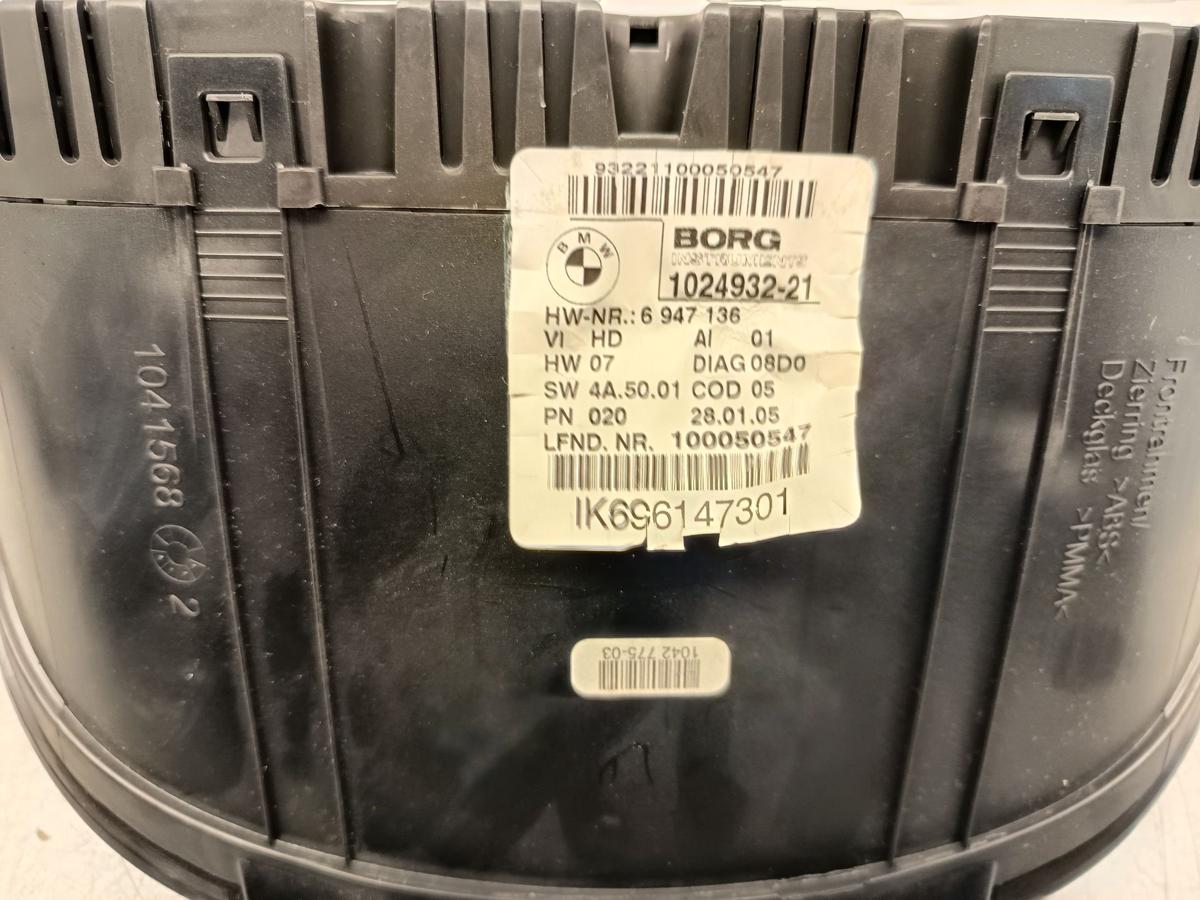 BMW 116I original Kombiinstrument Tacho Geschwindigkeitsanzeige Baujahr 2005