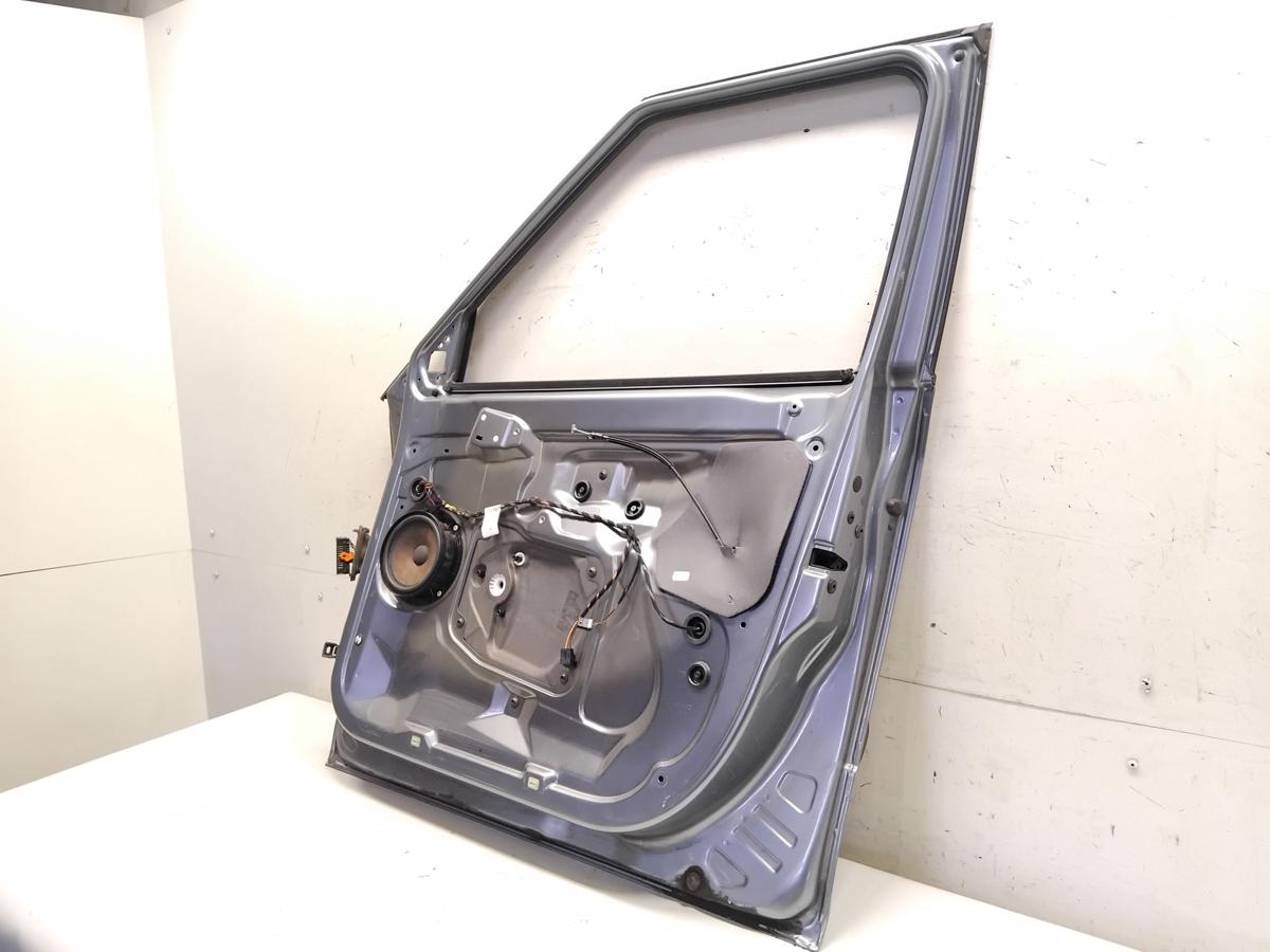 Skoda Fabia 2 5J Facelift T&uuml;r vorn rechts Beifahrert&uuml;r LF8L Platingrau BJ2013