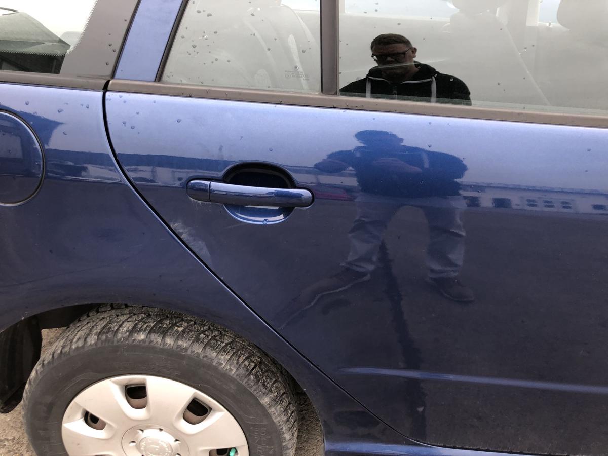 Skoda Fabia 6Y Combi T&uuml;r hinten rechts Fondt&uuml;r im Rohbau LF5Q Storm Blau