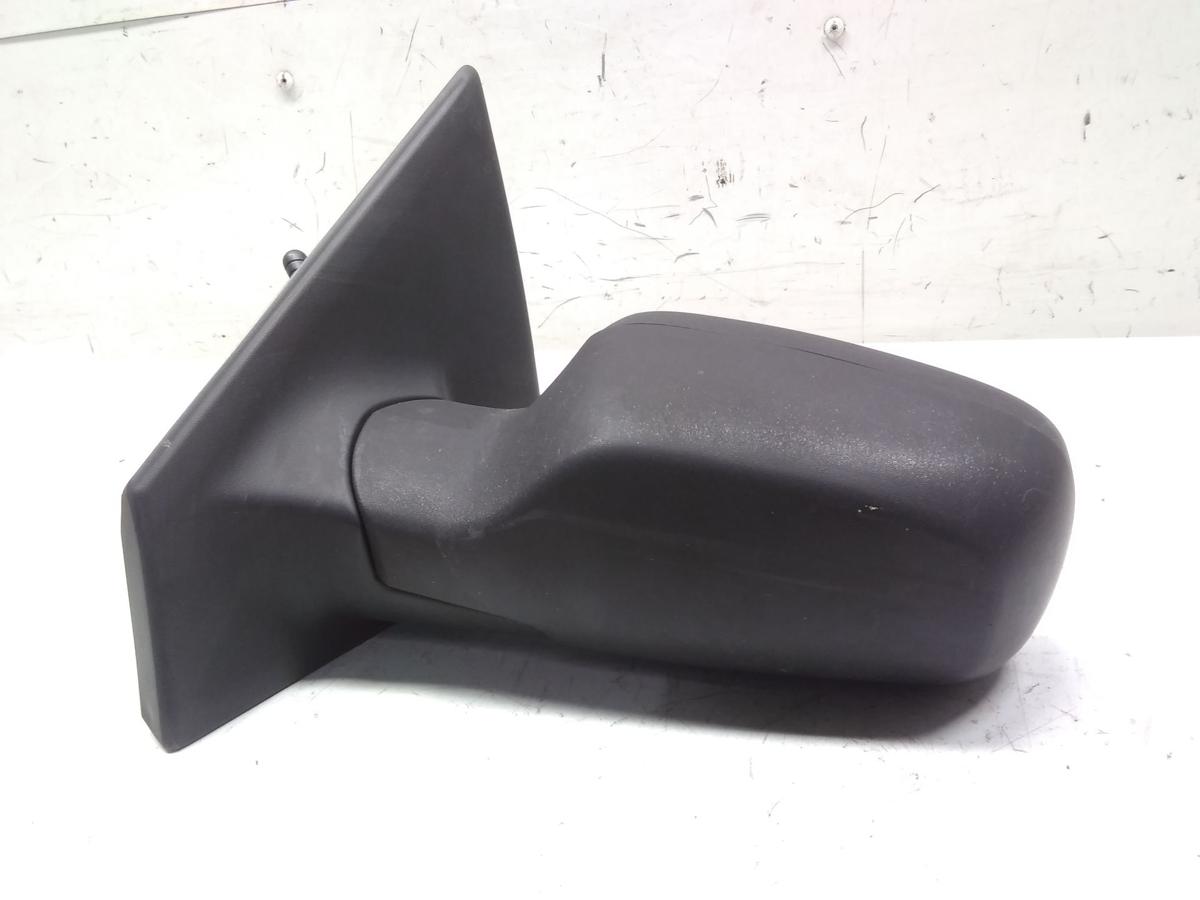 Renault Clio 3 original Aussenspiegel links schwarz unlackiert manuell BJ2005