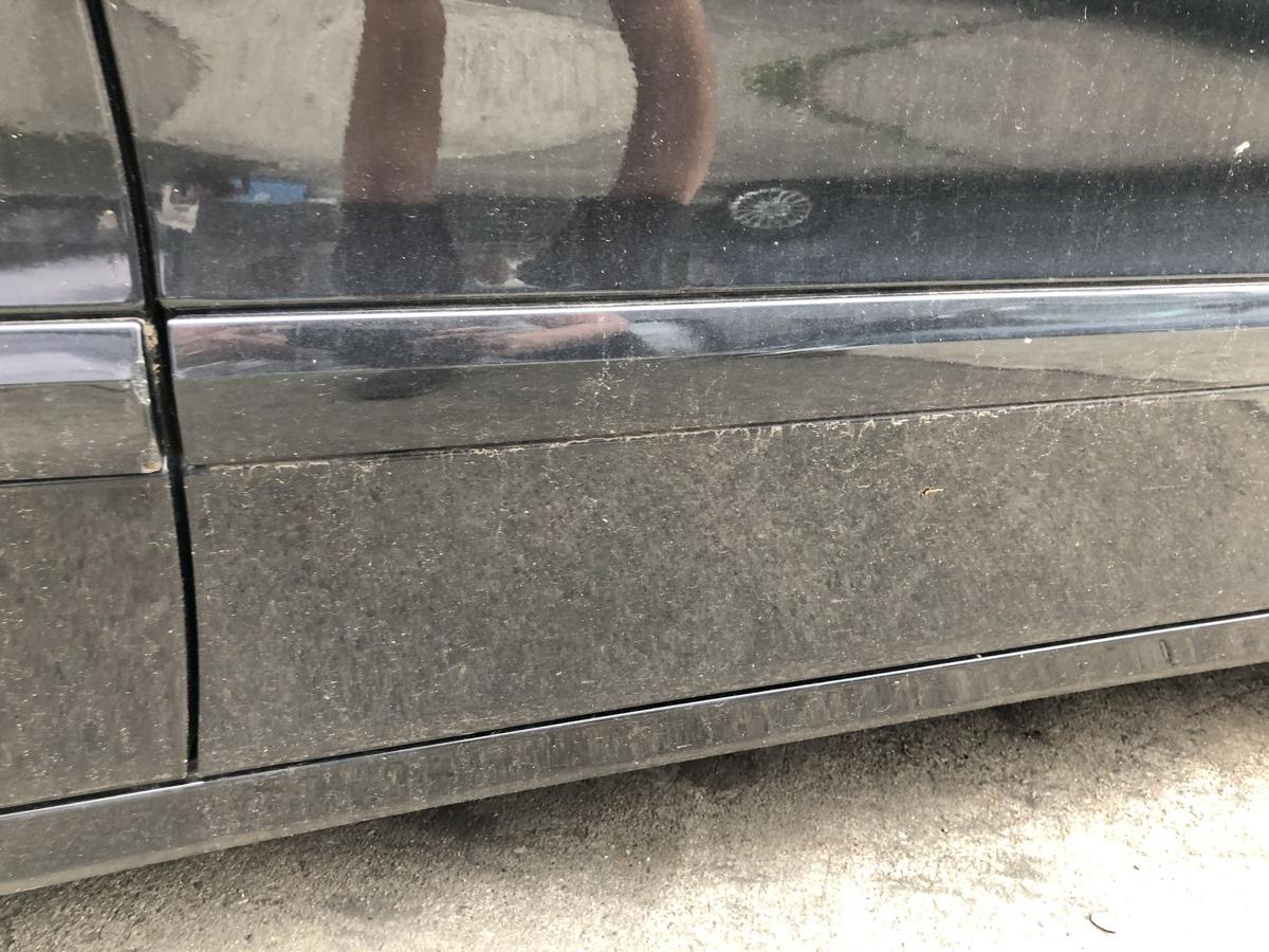 Mercedes E Klasse 211 T&uuml;r vorn rechts Beifahrert&uuml;r Rohbau 197 Obsidianschwarz