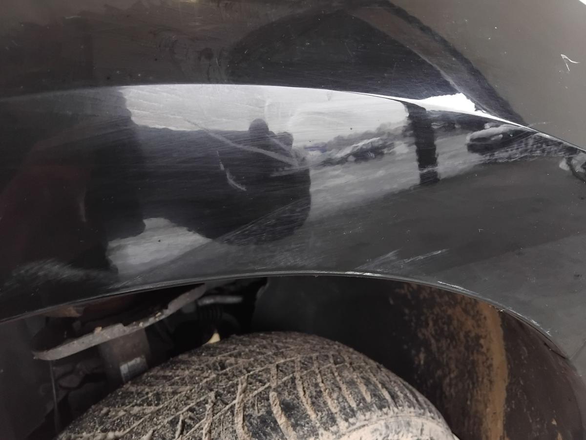 Peugeot 308 I original Kotfl&uuml;gel vorn rechts KTV black perla nera BJ2011