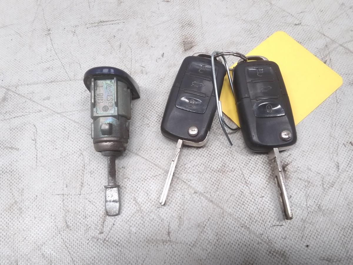 VW Polo 9N3 original Schließzylinder Tür vorn links mit 2 Schlüssel BJ2006