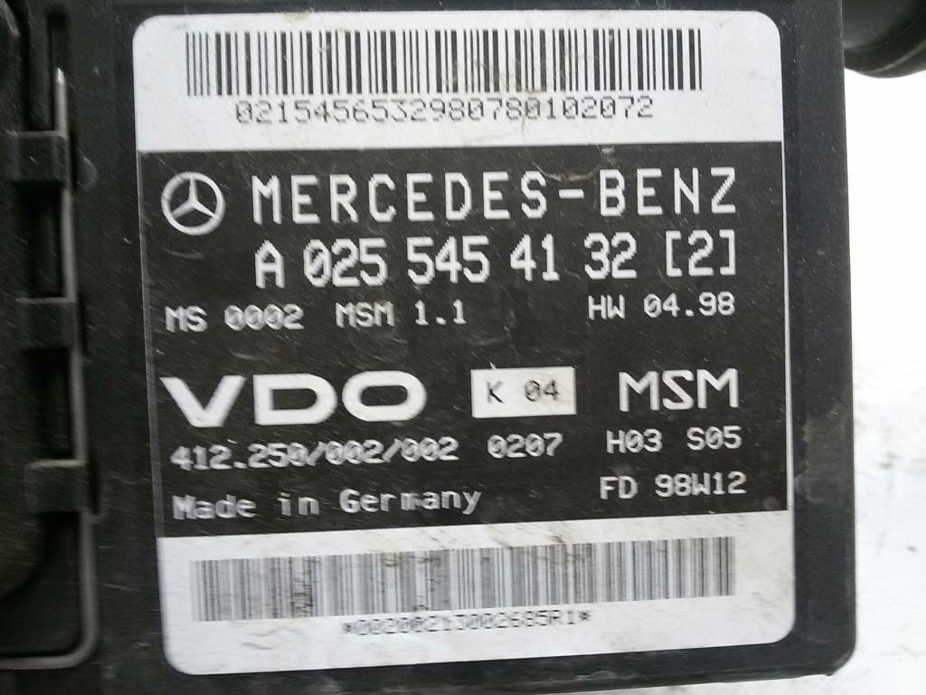 Mercedes A Klasse W168 Steuergerät Motor 1.4 60kw 166940