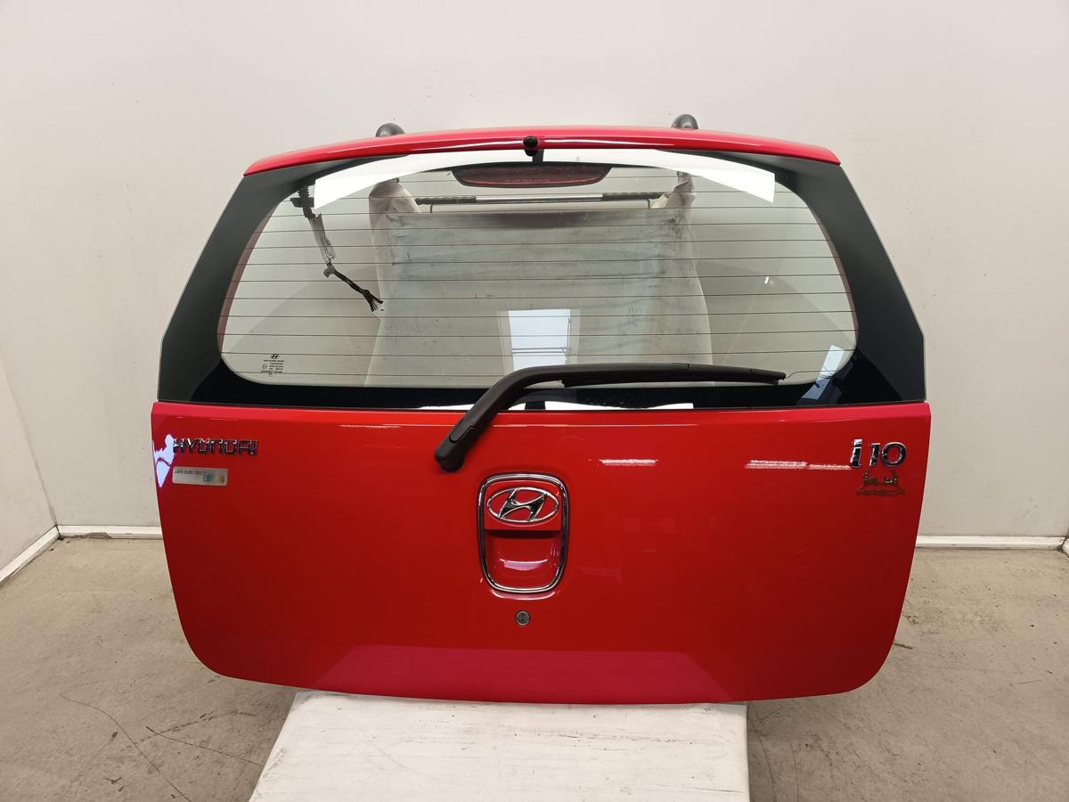Hyundai I10 PA orig Heckklappe mit Scheibe Kofferraum H4 Rot Bj 2012