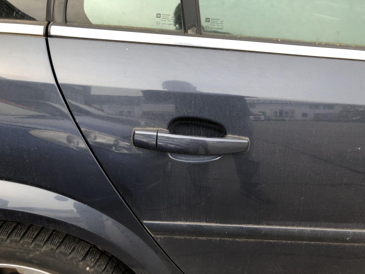 Opel Vectra C T&uuml;r hinten rechts Fondt&uuml;r Rohbau 4XU Metroblau 2003 bis 2009