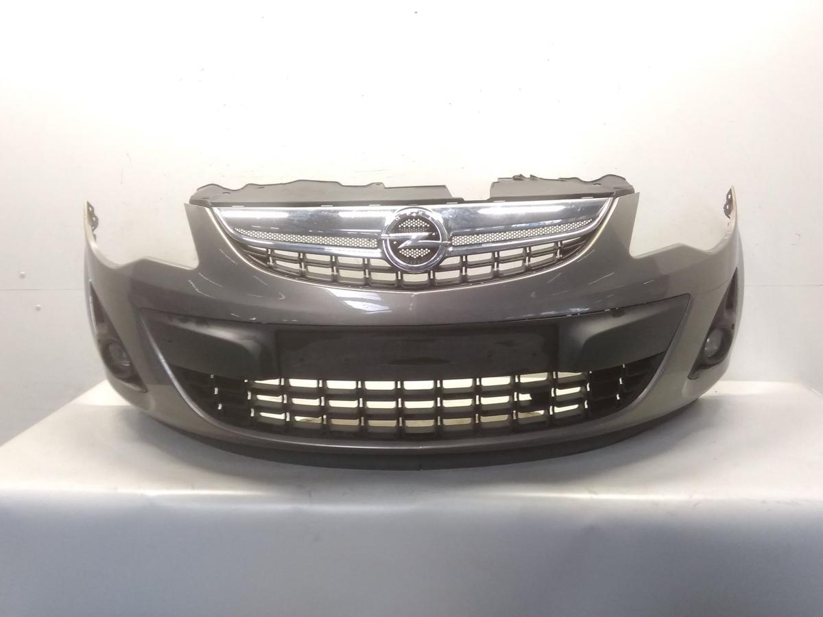 Opel Corsa D original Stoßfänger Stoßstange vorn Facelift BJ2012 GJM Muskatgrau