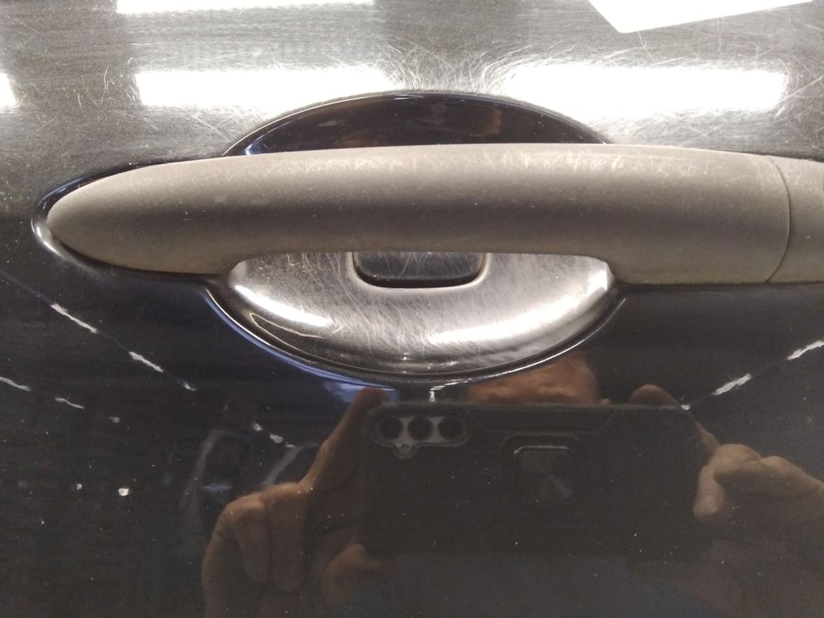 Renault Clio 3 Tür vorn links Fahrertür 3-Türer schwarzmetallic NV676 Bj.2006