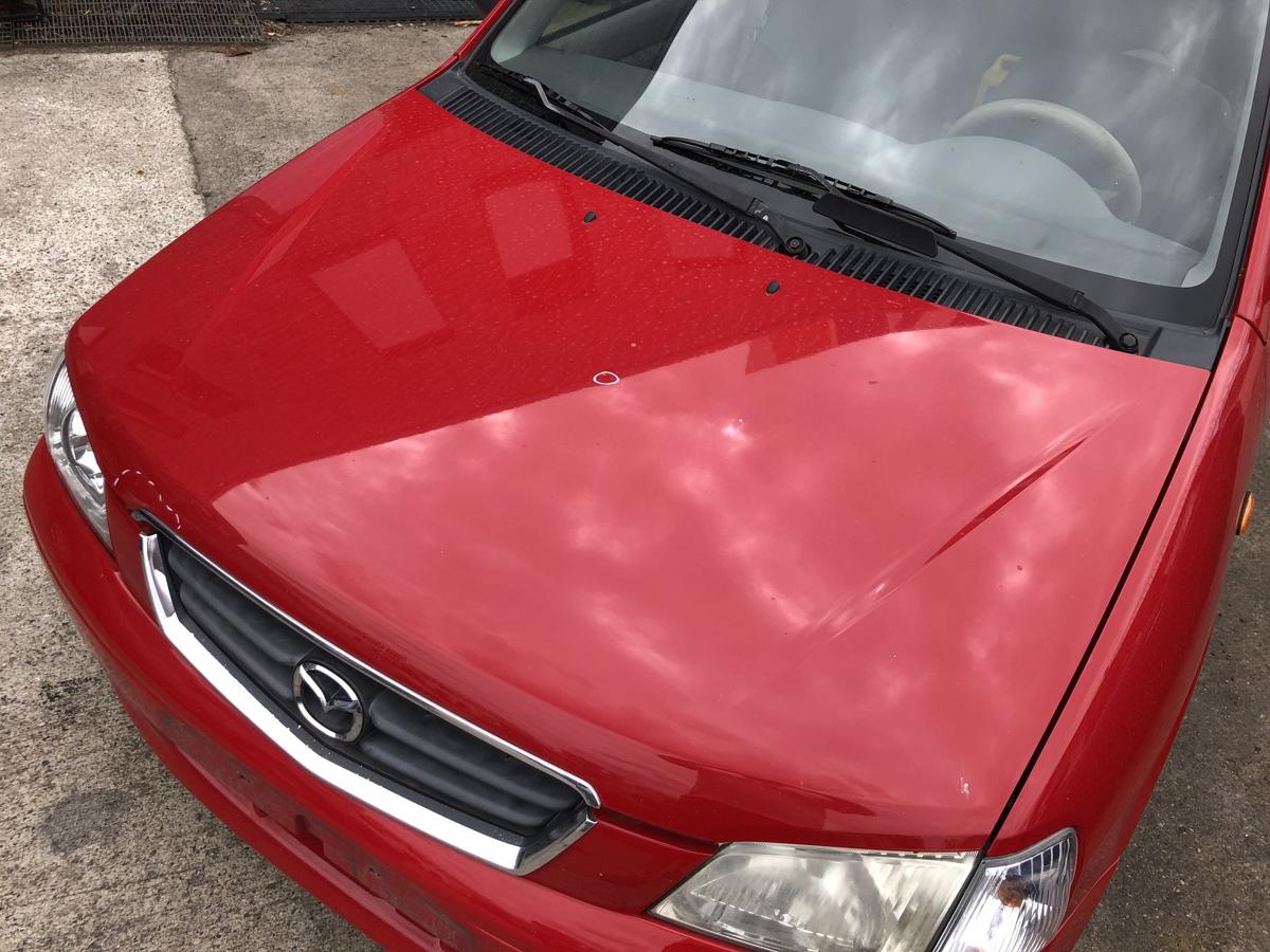 Mazda Demio DW Motorhaube Haube Klappe Deckel vorn Facelift rot ab 2000