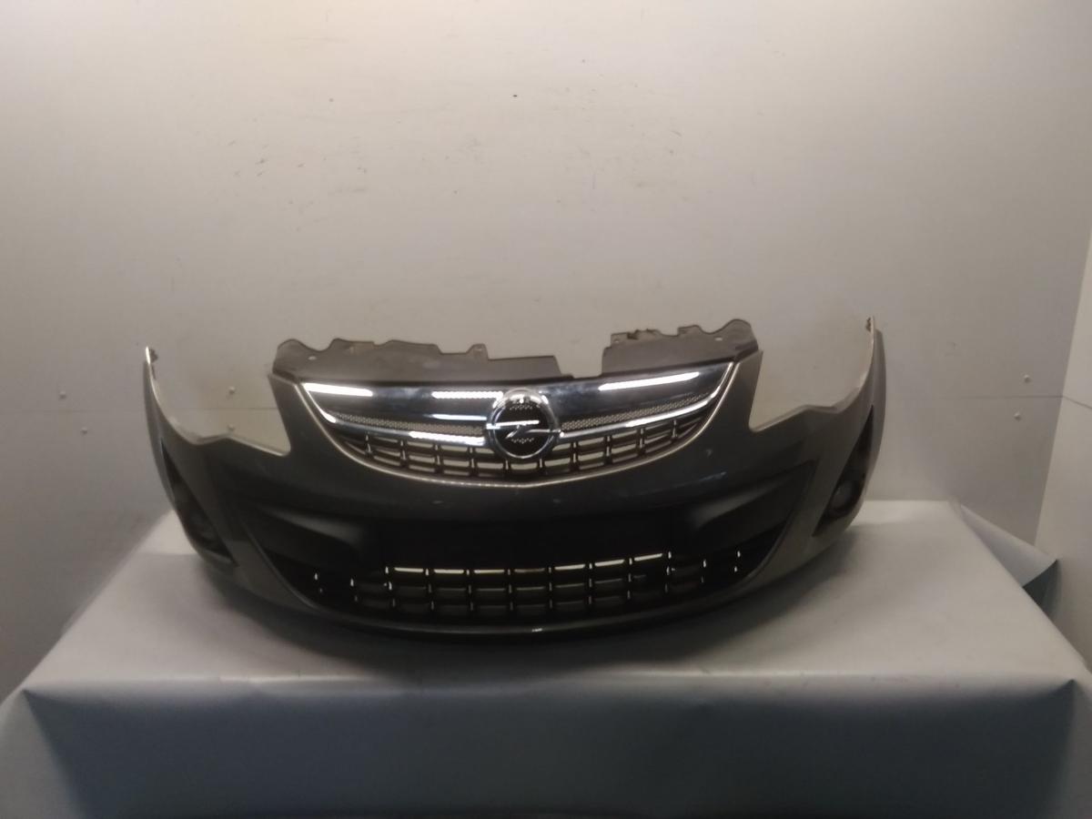 Opel Corsa D original Stoßfänger Stoßstange vorn Facelift BJ2012 GJM Muskatgrau