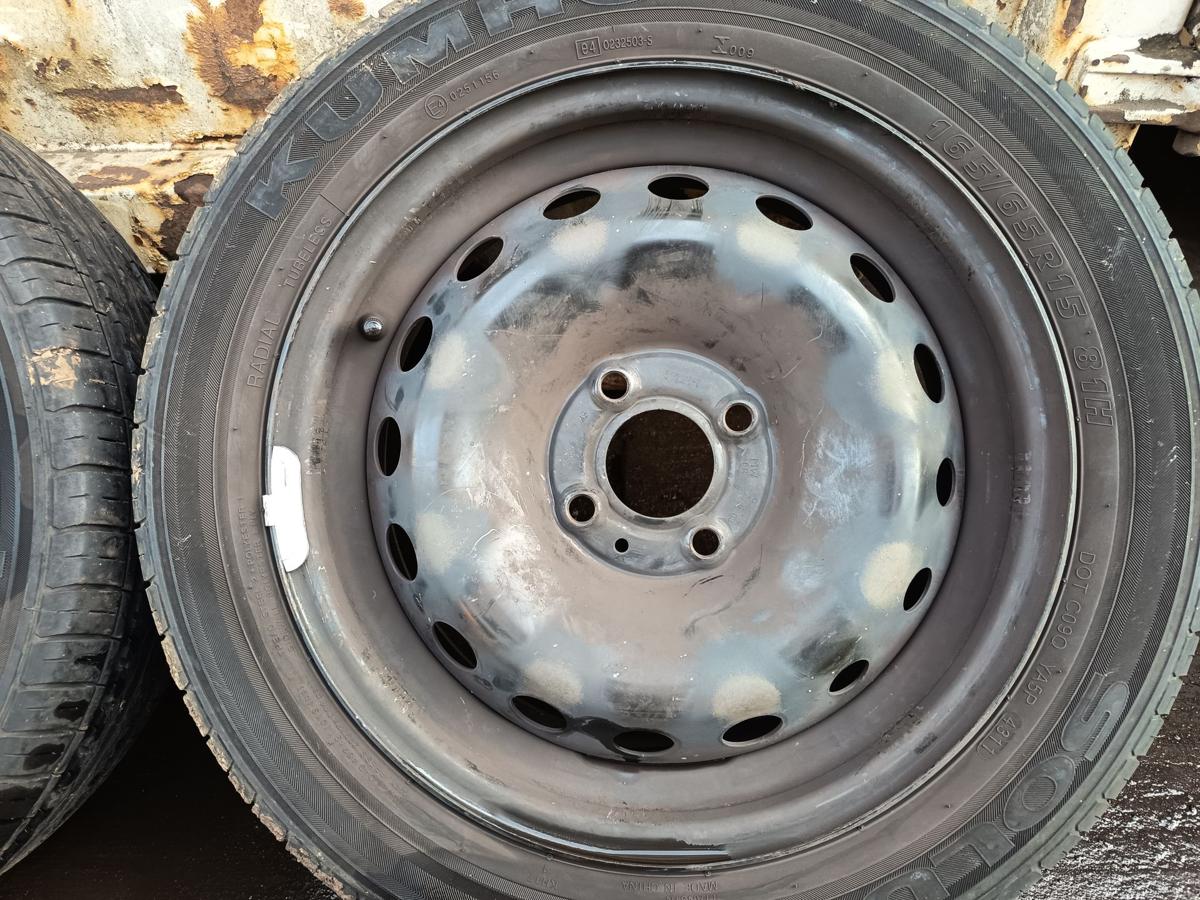 Renault Clio III original Satz Stahlfelgen 5,5x15 ET43 OHNE Reifen Bj 2006