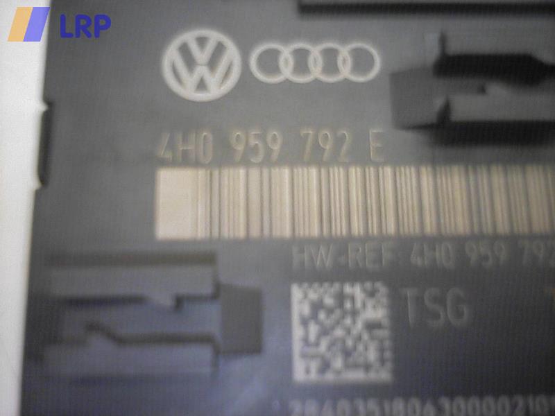 Audi A8 4H Bj.2010 Steuergerät Tür vorn links Temic 4H0959792E