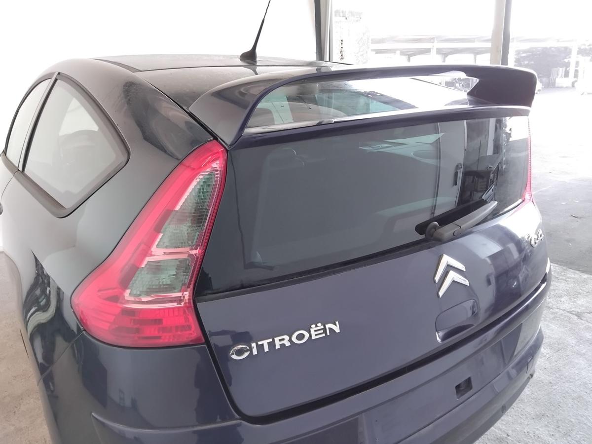 Citroen C4 3-t&uuml;rig Coupe Heckklappe mit Scheibe und Spoiler BJ2007 Orientalblau