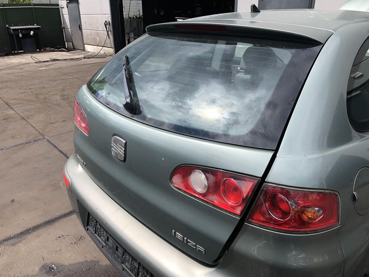 Seat Ibiza 6L original Heckklappe mit Scheibe S6M Sierragrün Bj 2003