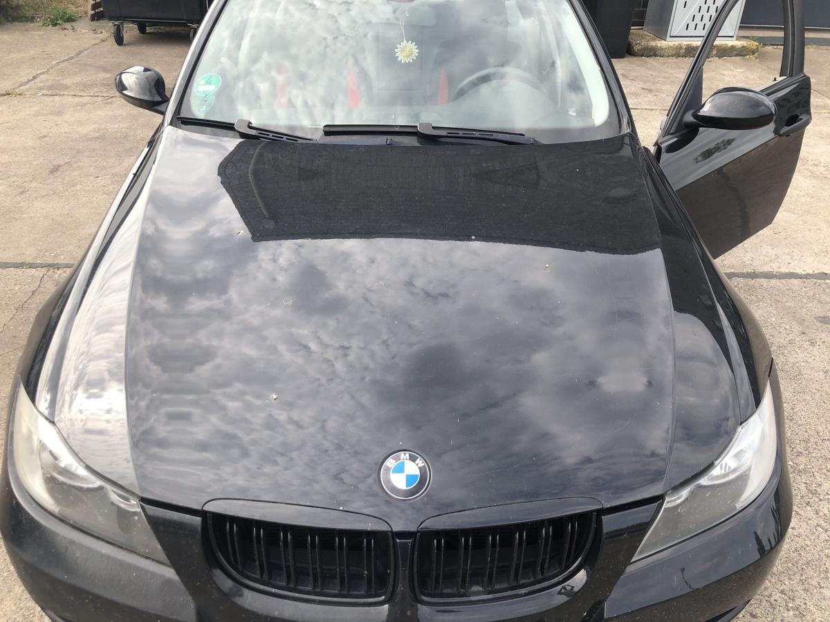 BMW 3er E90 Motorhaube Haube Frontklappe Frontdeckel schwarz II 668